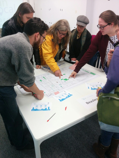 Residents of a downtown Hamilton ward engage in a participatory planning process.