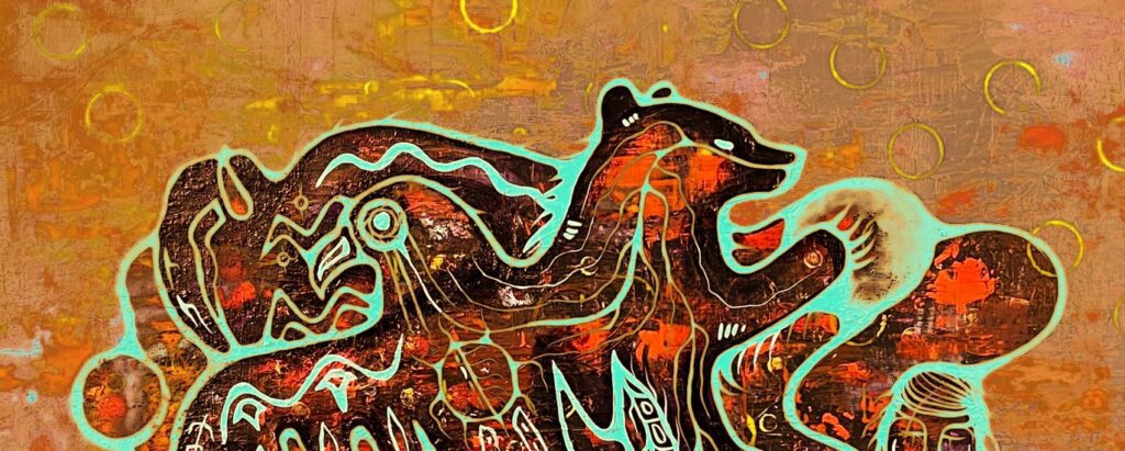 Seven Teachings painting by Jackie Traverse