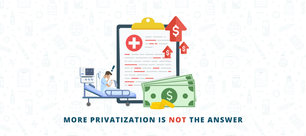 More privatization is not the answer