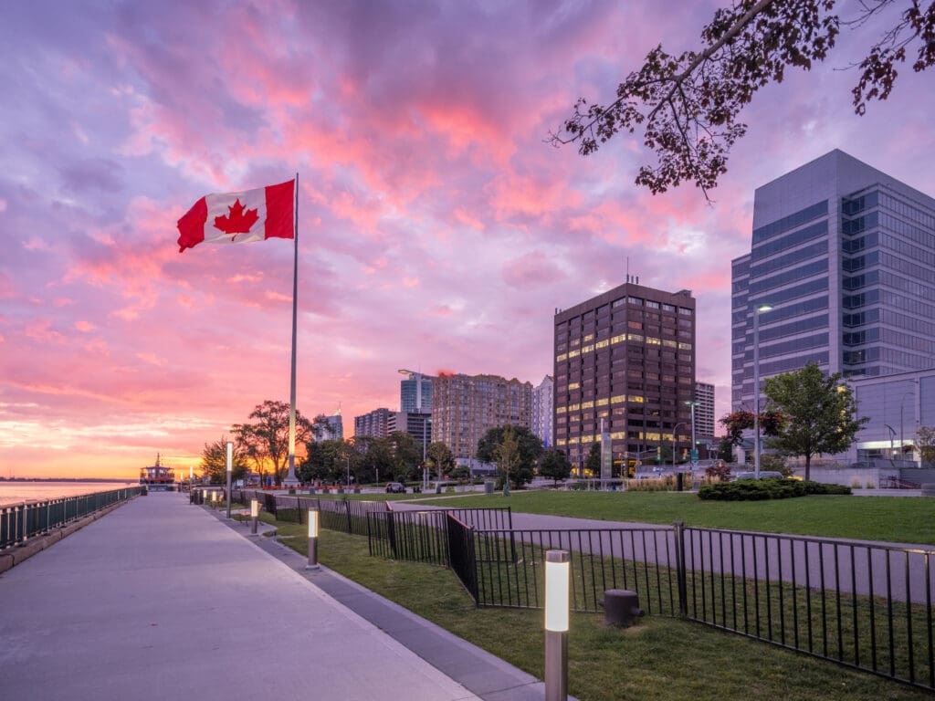 The Windsor, Ontario Skyline
