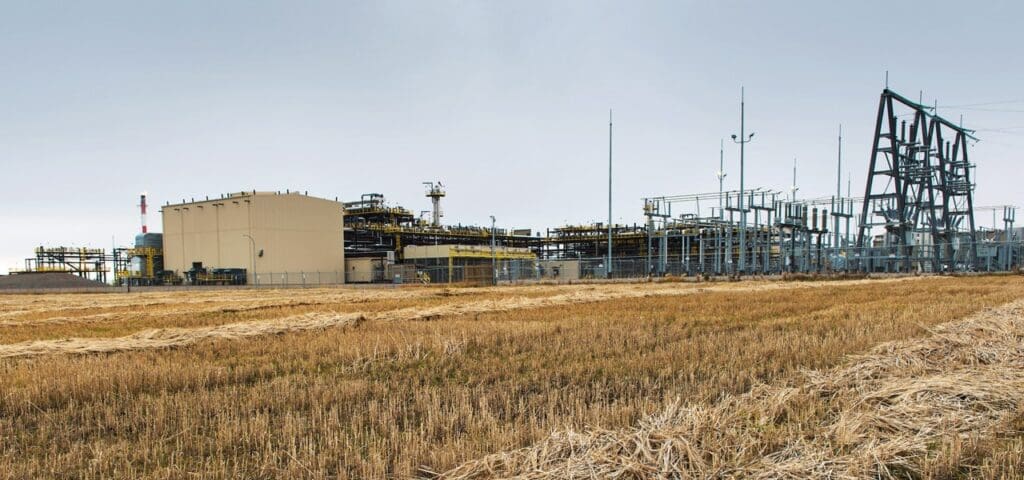 Encana Sunrise gas plant near Farmington. © Garth Lenz
