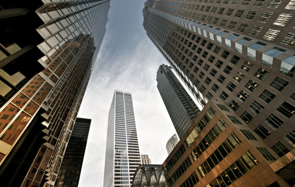 Skyscrapers in Financial District