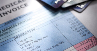 Close up of medical reports
