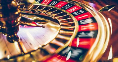 Close up of casino roulette